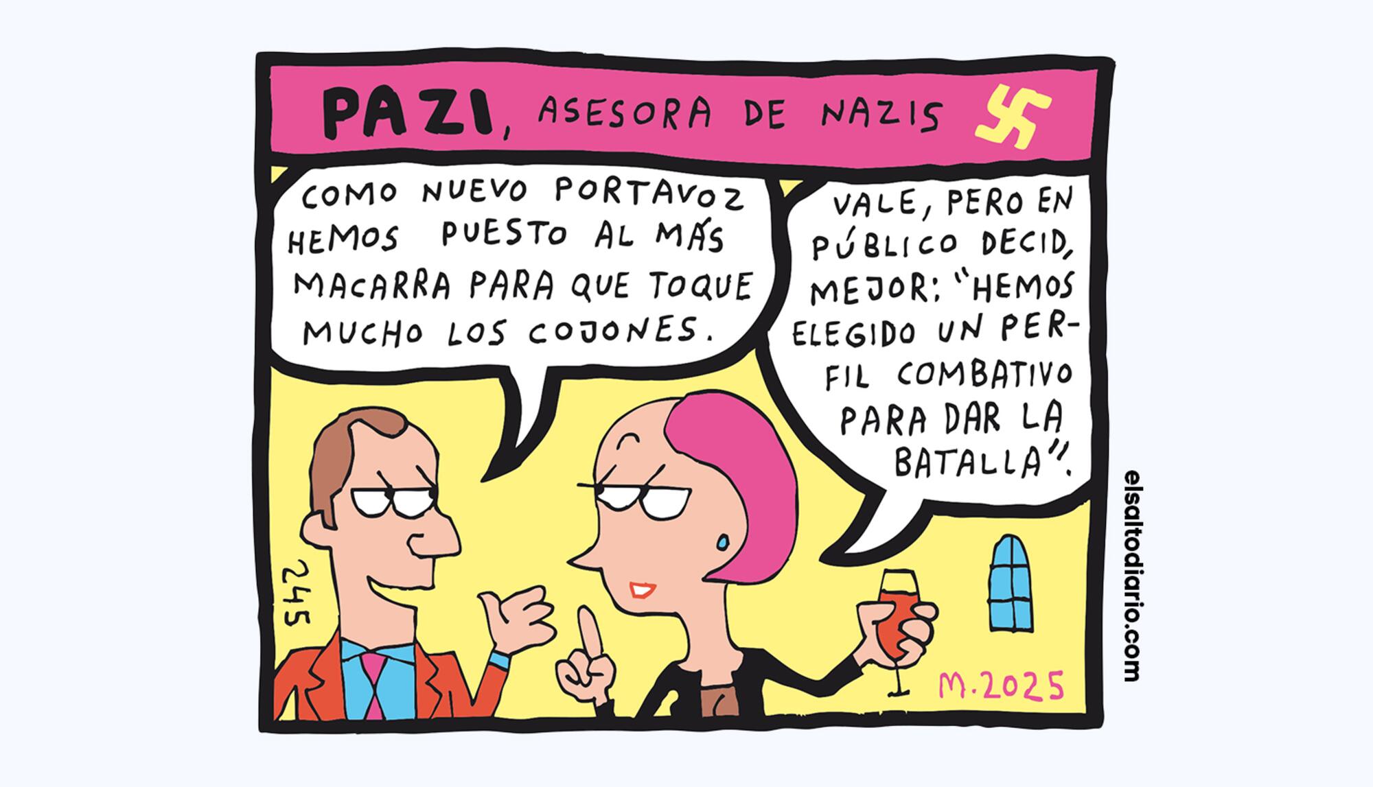 Nuevo portavoz, por Mauro Entrialgo